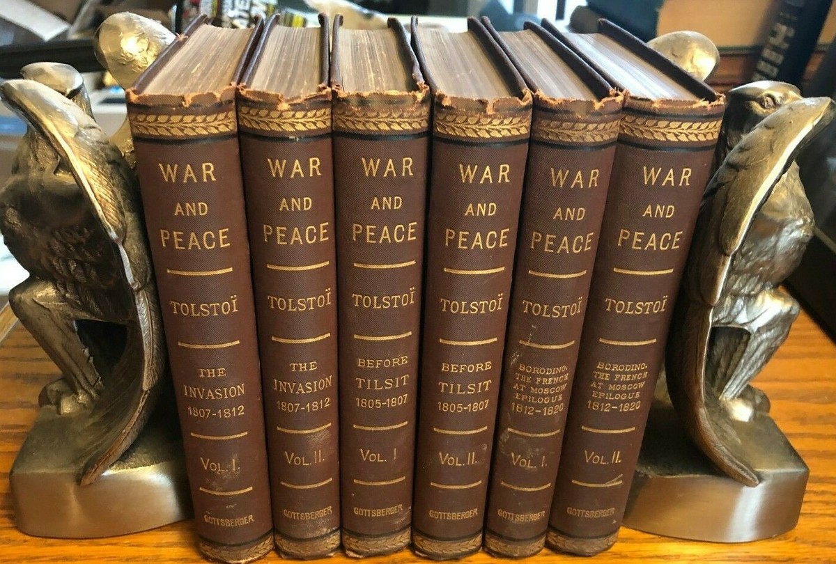 Leo Tolstoy ~ War and Peace ~ First Printings 1886 ~ Original