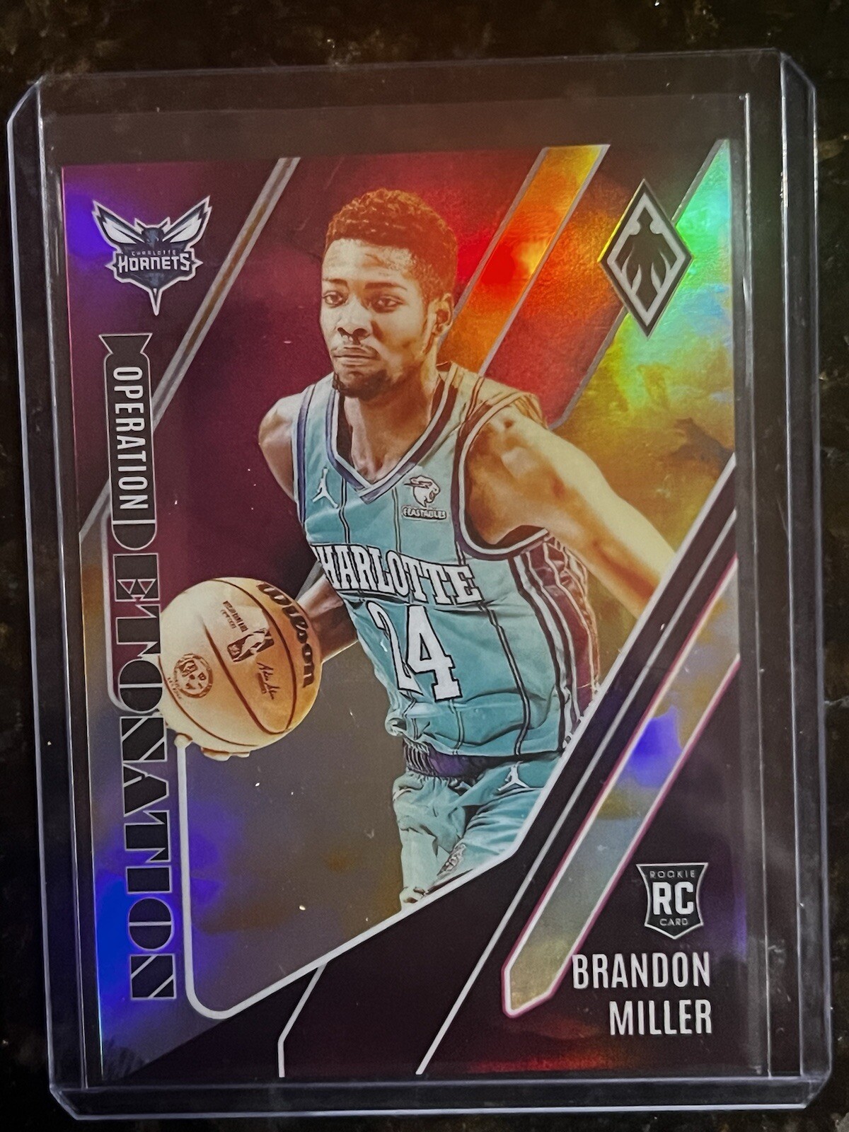 2023-24 Panini Phoenix Brandon Miller Operation Detonation Pink Rookie RC #27/99
