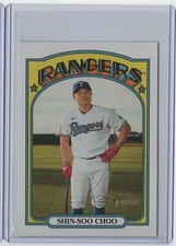 Shin-Soo Choo 2021 Topps Heritage 1972 Topps Oversized Boxloader #OBSC Topper