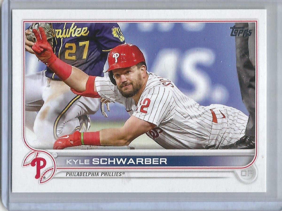 Kyle Schwarber 2022 Topps Update Photo Variation SP #US88