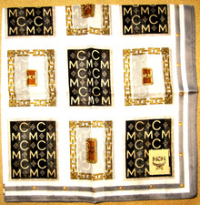 MCM Logo Style Collectibles Scarf Handkerchief 48cm /NAKAJIM