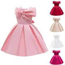 Kids Baby Party Tutu Dress Flower Girls Bridesmaid Wedding Pageant Formal Gown