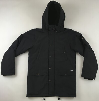 Carhartt Anchorage Parka black hooded jacket nylon padded