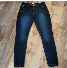 Levis Womens Signature Midrise Skinny Denim Blue Jeans Dark Wash Size...