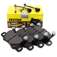 TEXTAR Bremsbeläge + Warnsensor für PORSCHE 718 CAYMAN (982) 4.0 GT4 RS hinten