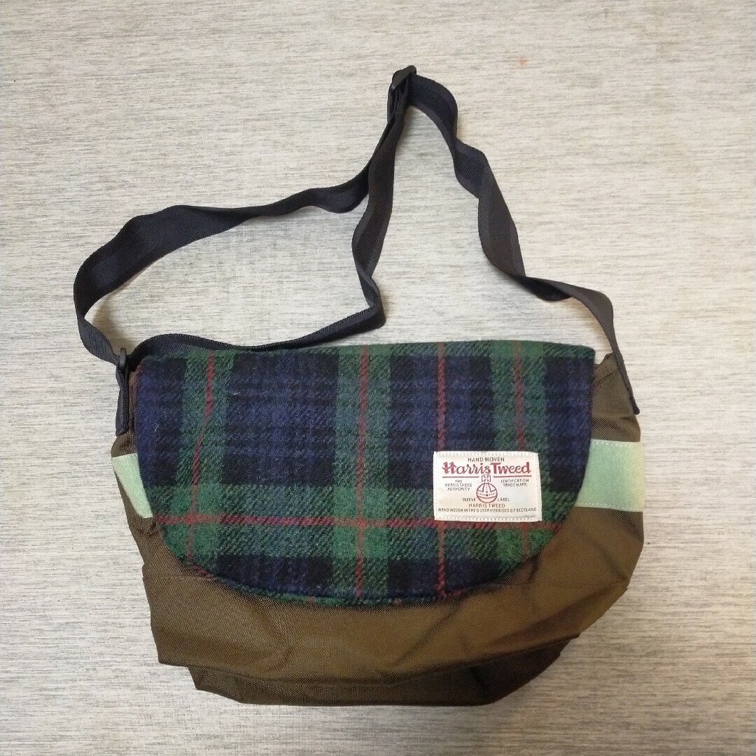 Harris Tweed Messenger Bag Unisex Knit Wool Limited Edition Classic Design Rare
