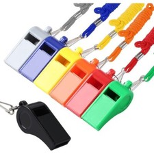 Survival Sentry Sports Training Referee 6-Word Whistle 7PCS NEW
