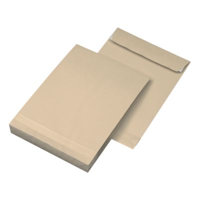250 Stück Faltentaschen 4cm Versandtasche 353x 250mm 130g/qm Maxibrief DIN B4