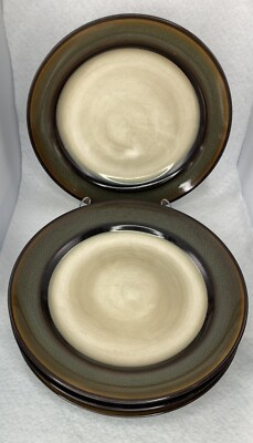 Home Trends Rave Stripe Stoneware Dinner Plates 11.1in Discontinued Set ...
