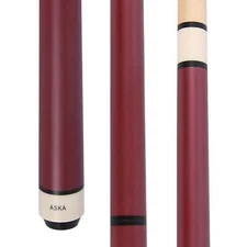 25-Ounce Heavy Hit Matte Red Jump Break Cue Stick Aska JBC, Jump/Break Cue. 14-m
