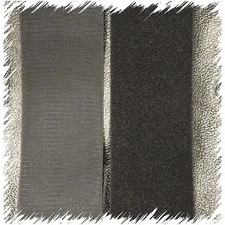 4" Inch Wide HOOK and LOOP Sew On Fastener One Yard (36") Black US SELLER