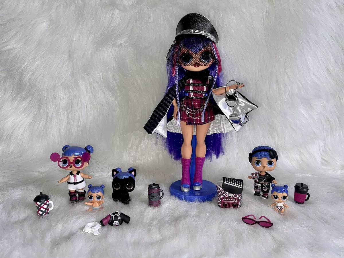 LOL Surprise OMG Winter Disco Shadow BB Midnight Family Sis Bro w Accessories
