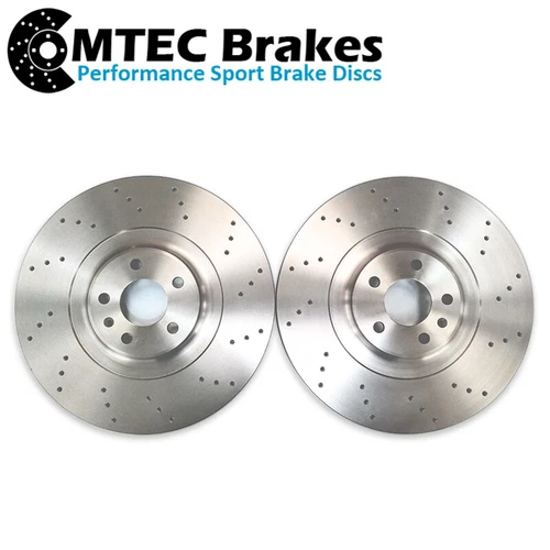 Audi SQ5 3.0 Bitdi 12-17 Drilled Performance Front Brake Discs Only 380mm