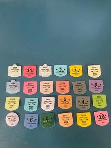 Lot Of 24 Harvey Cedars NJ Long Beach Island Tags/original Badges 2025 24 Total