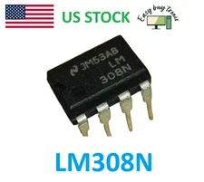 US Stock 10pcs LM308N LM308 308N Operational Amplifiers IC DIP-8 New