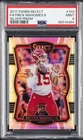 2017 PANINI SELECT SILVER PRIZM #103 PATRICK MAHOMES II ROOKIE RC PSA 9
