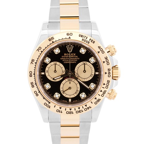 2026 PAPERS Rolex Daytona FACTORY BLACK DIAMOND 18K Gold Steel 40mm 126503 BOX