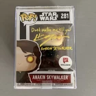 Funko Pop! Autographed JSA Star Wars Anakin Skywalker #281 Walgreens Exclusive