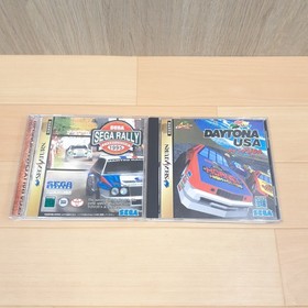 Japanese Sega Saturn Console Bundle with 2 Controllers & 5 Games DAYTONA USA VF2