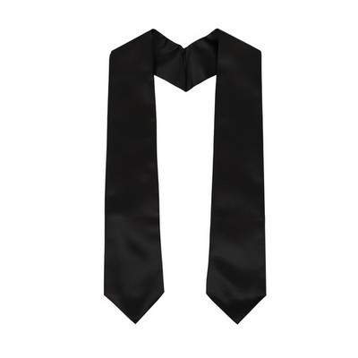 60'' Long Unisex Adult Plain Graduation Stole Honor Sash for Ceremony Toga