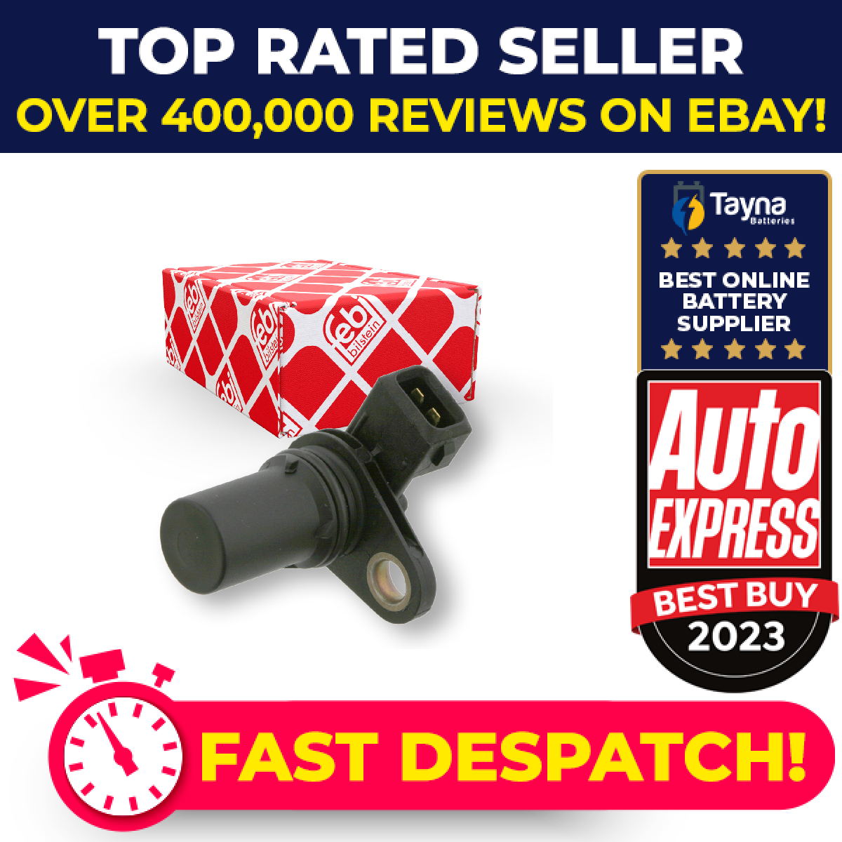 Camshaft Position Sensor fits FORD KA 1.3 96 to 08 1037465 95BF12K073AA 4091961