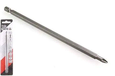 Yato , Bits, Końcówka / Bit 1/4 Ph2 X 150Mm Hrc 58-62 S2 0486 - Bild 2