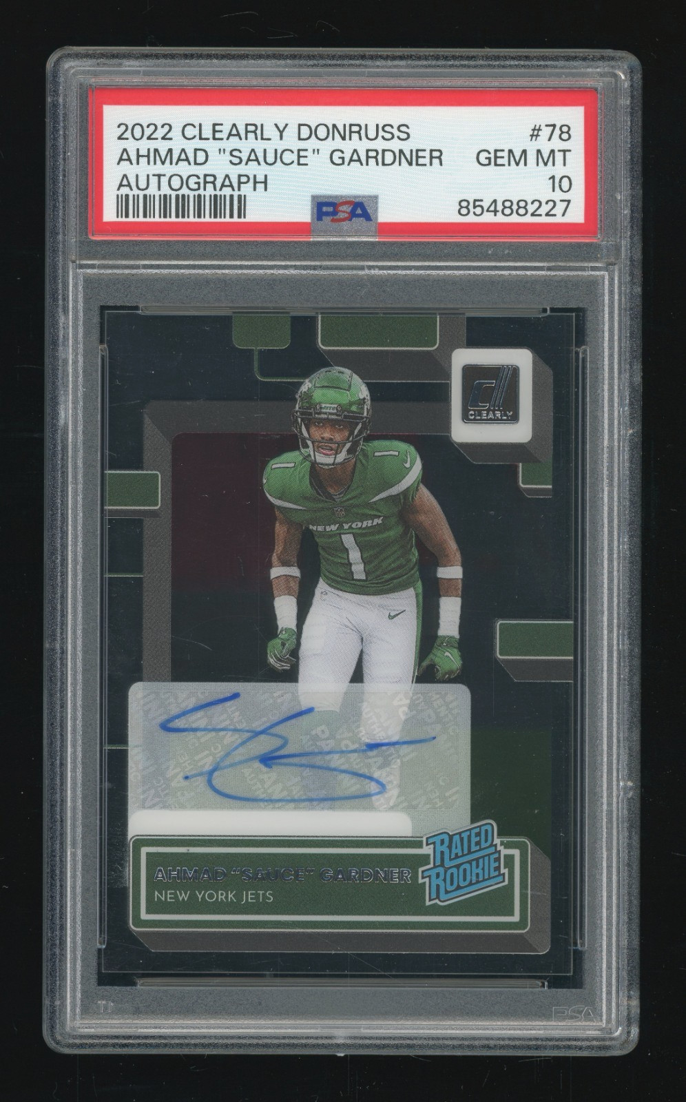 Sauce Gardner Panini Clearly Donruss #78 Autograph