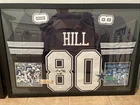 Framed Autographed Tony Hill, Dallas Cowboys Hall Of Fame COA