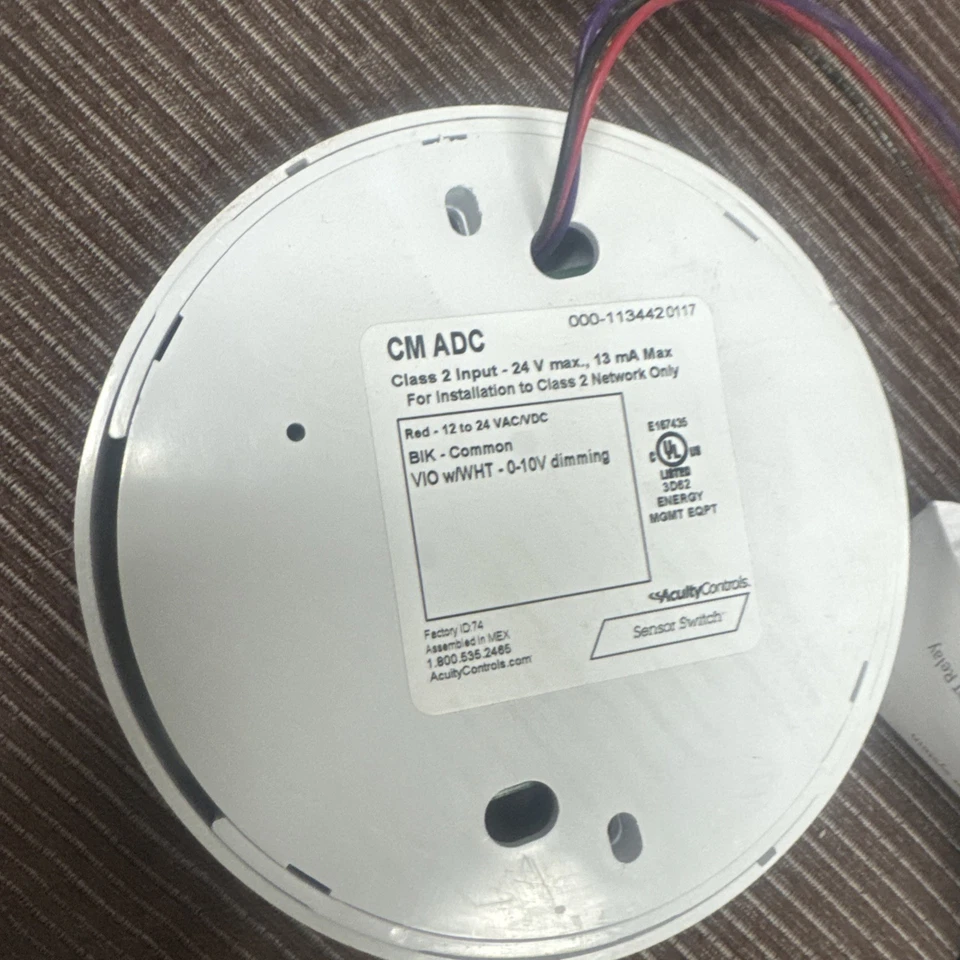 New Acuity Controls CM PDT 10 R Ceiling Mount 360° Low Voltage Motion Light - Image 3 of 3