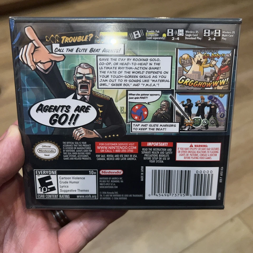 Nintendo DS Elite Beat Agents US 2006 Game Sealed New - Excellent! - Image 2 of 4