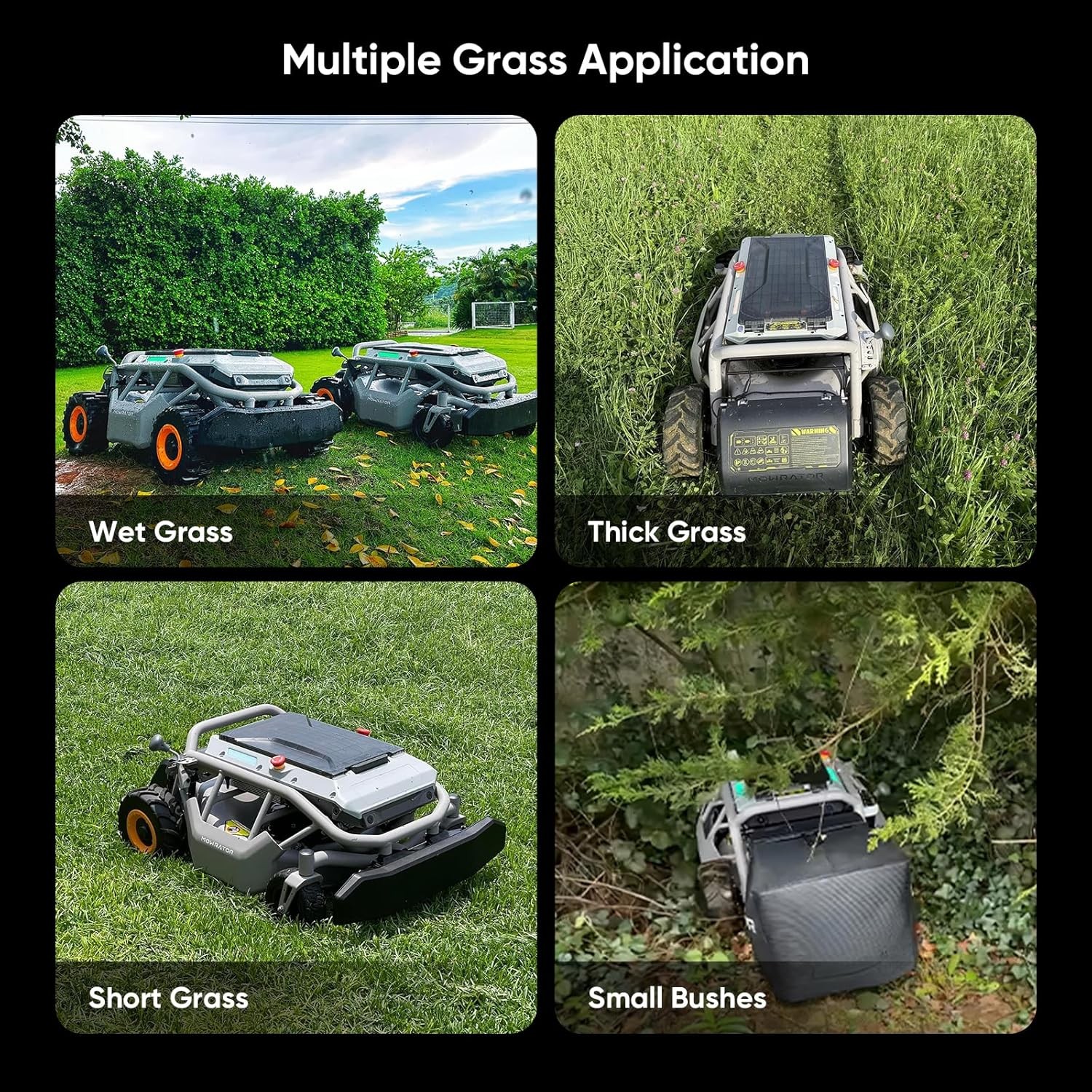 Turf Rover Remote Control Mowrator Multi-Functions RC Remote Control Lawn Mower S1 2WD/4WD 12AH ...