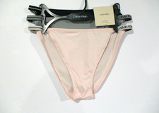 Calvin Klein women's String Bikini panties microfiber stretch size Medium 3 pair