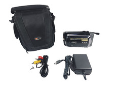 'JVC Everio GZ-HM200BU HD Flash Memory Camcorder Black , Bundle