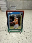 2024 Donruss Rated Rookie Bo Nix #369 Optic Preview Red & Green Prizm (RC)
