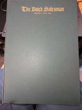 The Buick Salesman Bound Volume 1 Issues 1 - 12 1935-1936 Unique Mint Magazine