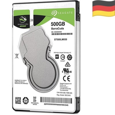 Seagate Barracuda 500GB interne 2.5'' HDD - SATA 6GB/s - 5400 U/min - 128MB Cache