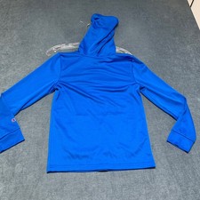 Champion Hoodie Youth Boys 14/16 Blue Long Sleeve Kangaroo Pocket Logo Pullover