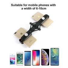 SmartPhones Clip Dual Brackets Holder Adapter for Youtube Video Live Vlogging