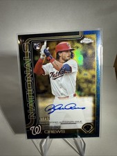 2025 Topps Gilded - Dylan Crews Auto #CGA-DC Blue Gold Refractor /50 (RC, AU)