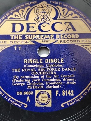 THE ROYAL AIR FORCE DANCE ORCHESTRA  RINGLE DINGLE / SOUTH RAMPART STREET PARADE