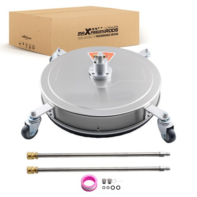 #ad #ad 20quot; Pressure Washer Surface Cleaner 4200PSI Adjustable Extension Wands Steel $140.60