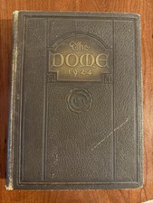 1924 Notre Dame Dome Yearbook Knute Rockne 1923 Footbll Four Horsemen Autographs