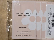 12x DAISY LOVE EAU SO SWEET MARC JACOBS  12 x SAMPLE 0.04 OZ 1.2ML