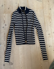 Tommy Hilfiger Damen Strickjacke M blau/weiß...