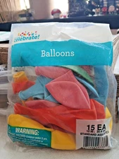 Way To Celebrate Balloons 15 12 IN Standard Assorted