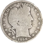 1896-P Barber Half Dollar