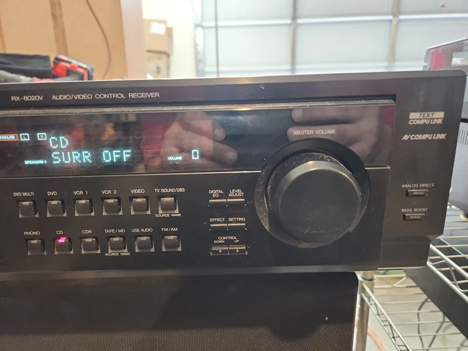 Jvc Rx-8020v Audio/video Control Receiver Text Compu Link Av Compu Link Tested  - Image 4 of 4