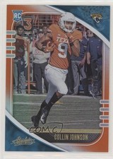 2020 Panini Absolute Rookie Spectrum Orange 49/75 Collin Johnson #121 0cz