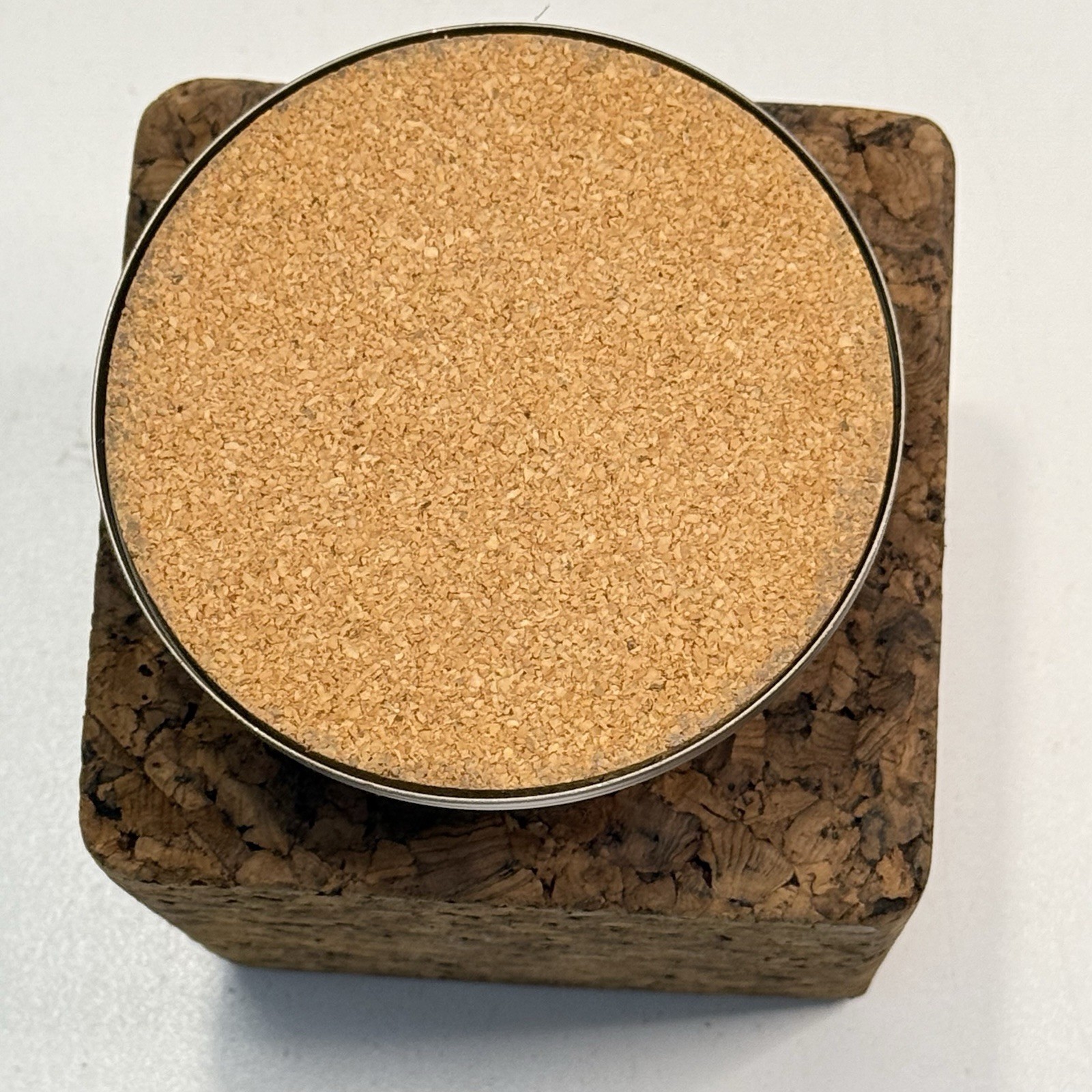 Park Sherman Cork Bulletin Cube Rotating Desk Organizer