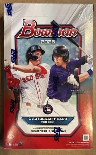 2026 Bowman Baseball - Factory Sealed Hobby Box